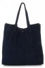 Kožené kabelka shopper bag Vittoria Gotti tmavě modrá V205454